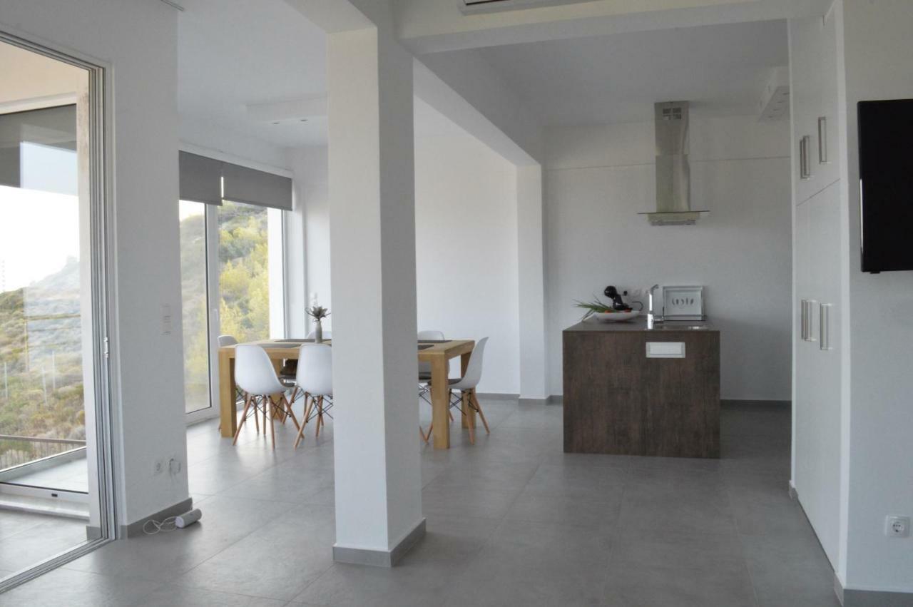 Agia Marina Mikrolimanou Villa Panorama מראה חיצוני תמונה