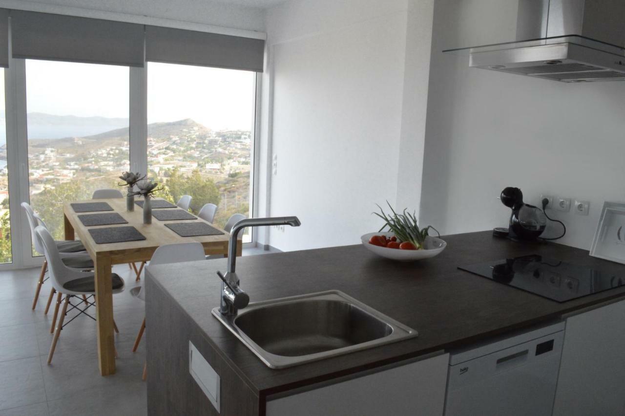 Agia Marina Mikrolimanou Villa Panorama מראה חיצוני תמונה