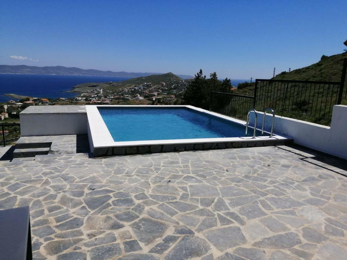 Agia Marina Mikrolimanou Villa Panorama מראה חיצוני תמונה