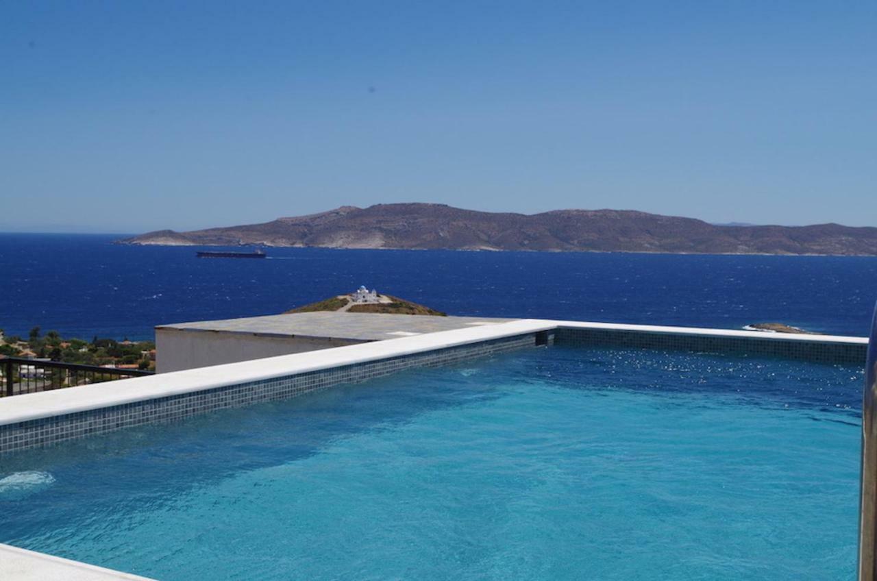Agia Marina Mikrolimanou Villa Panorama מראה חיצוני תמונה